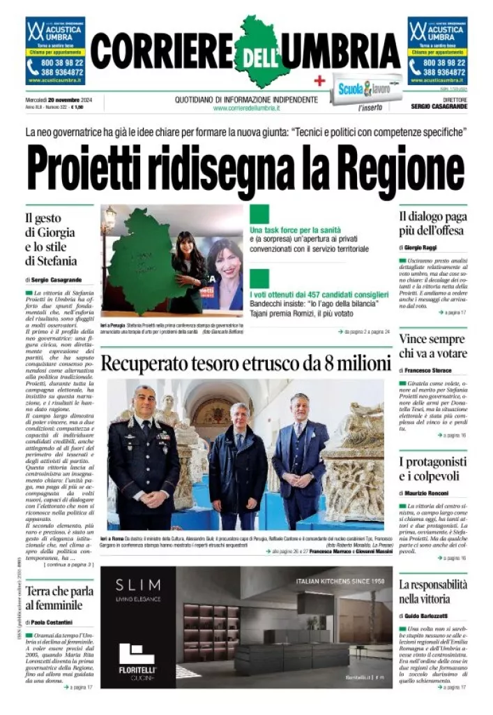 Prima-pagina-corriere umbria-del-2024-11-20